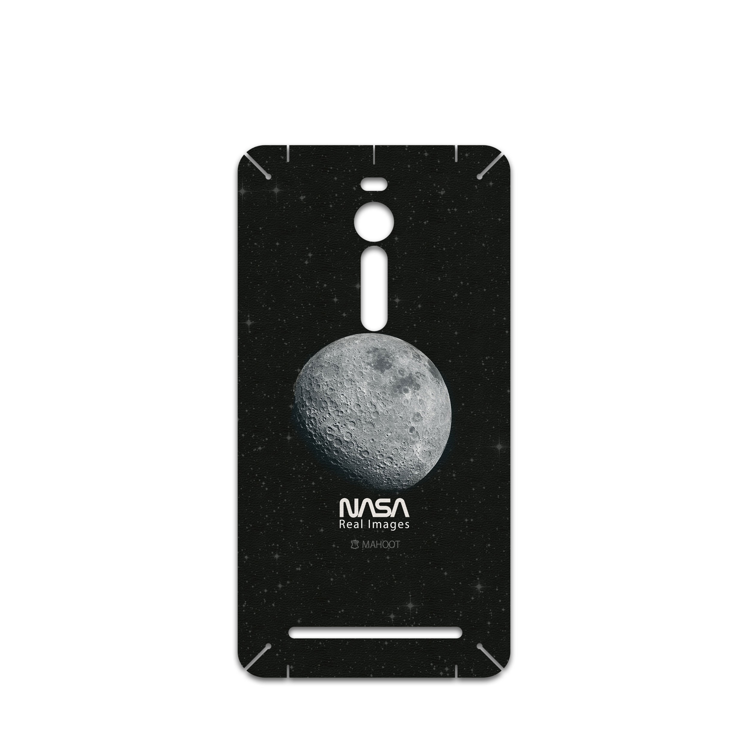 برچسب پوششی ماهوت مدل Moon-By-NASA مناسب برای گوشی موبایل ایسوس Zenfone 2