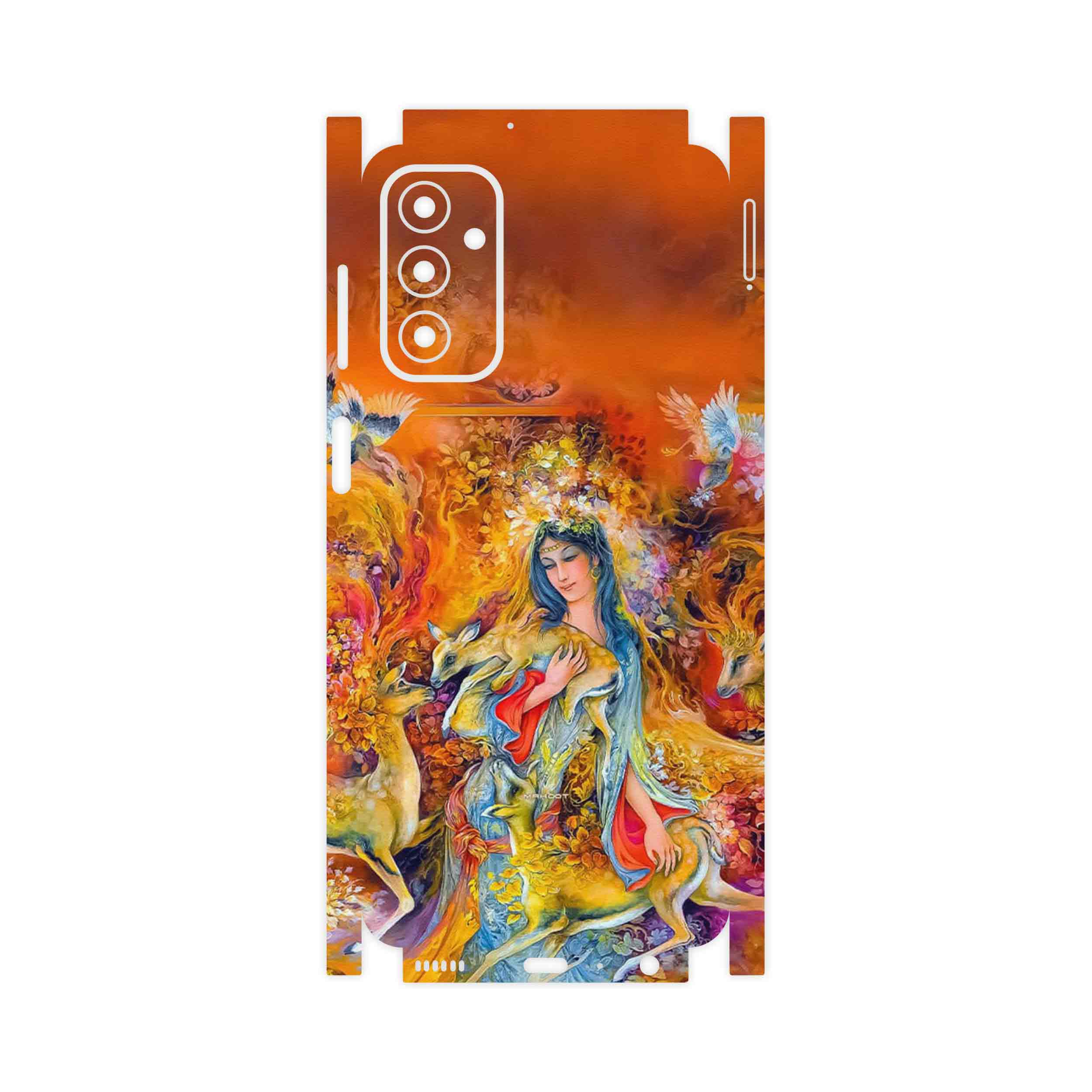 برچسب پوششی ماهوت مدل Persian miniature 2-FullSkin مناسب برای گوشی موبایل سامسونگ Galaxy M23