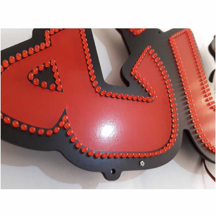 تابلو ال ای دی میشانه مدل الکتریکی کد 680 به همراه فلاشر و کنترل