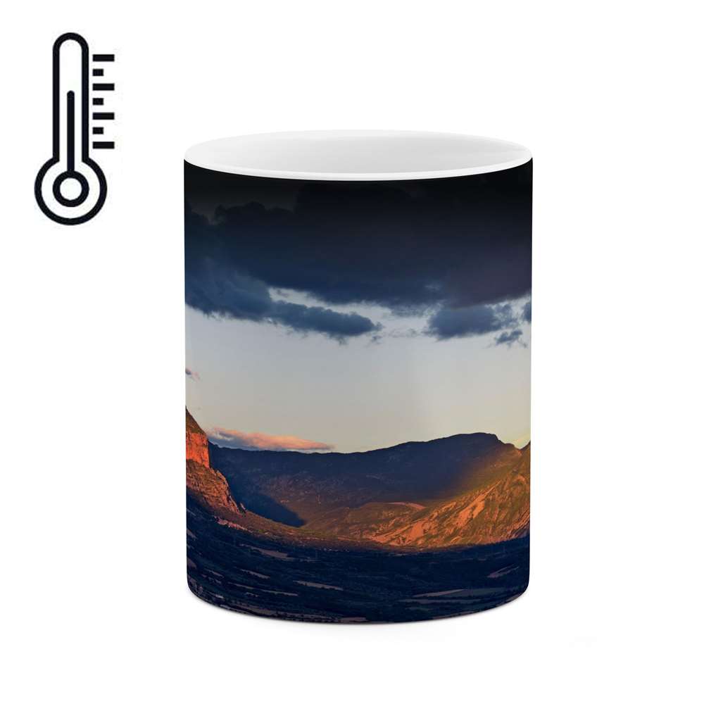 ماگ حرارتی کاکتی طرح منظره مدل mgh13192