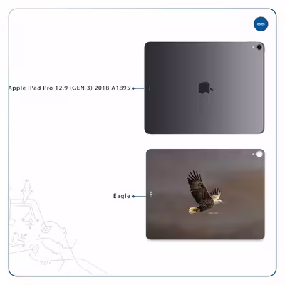 برچسب پوششی ماهوت مدل Eagle مناسب برای تبلت اپل iPad Pro 12.9 (GEN 3) 2018 A1895