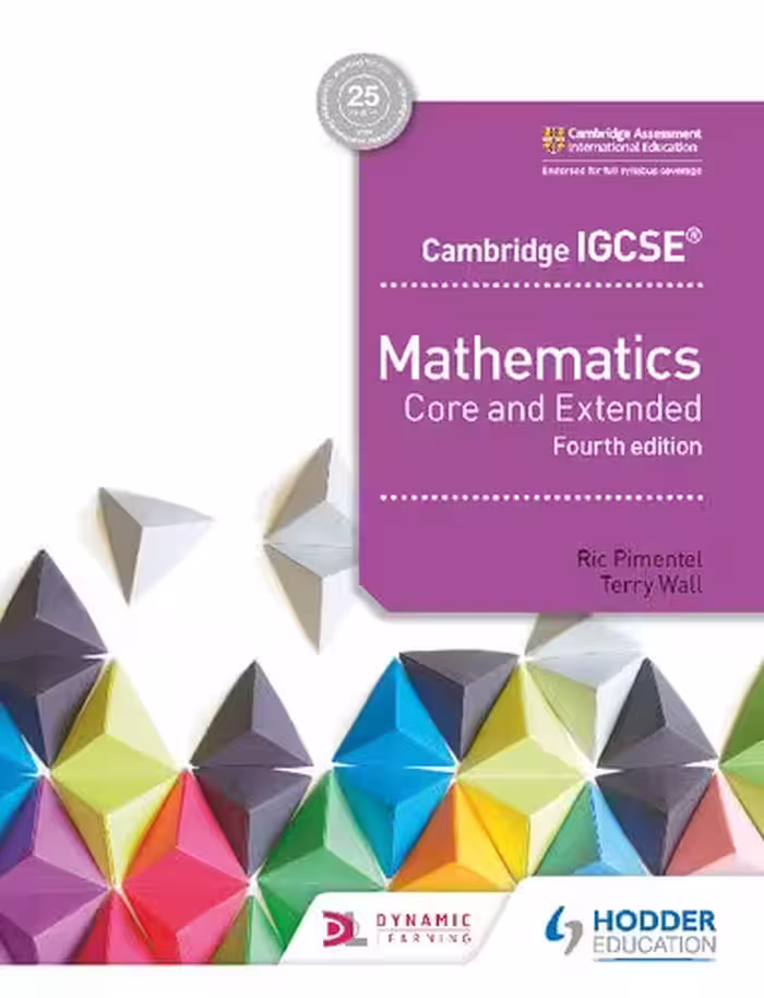 خرید و دانلود نسخه کامل کتاب Cambridge IGCSE Mathematics Core and Extended