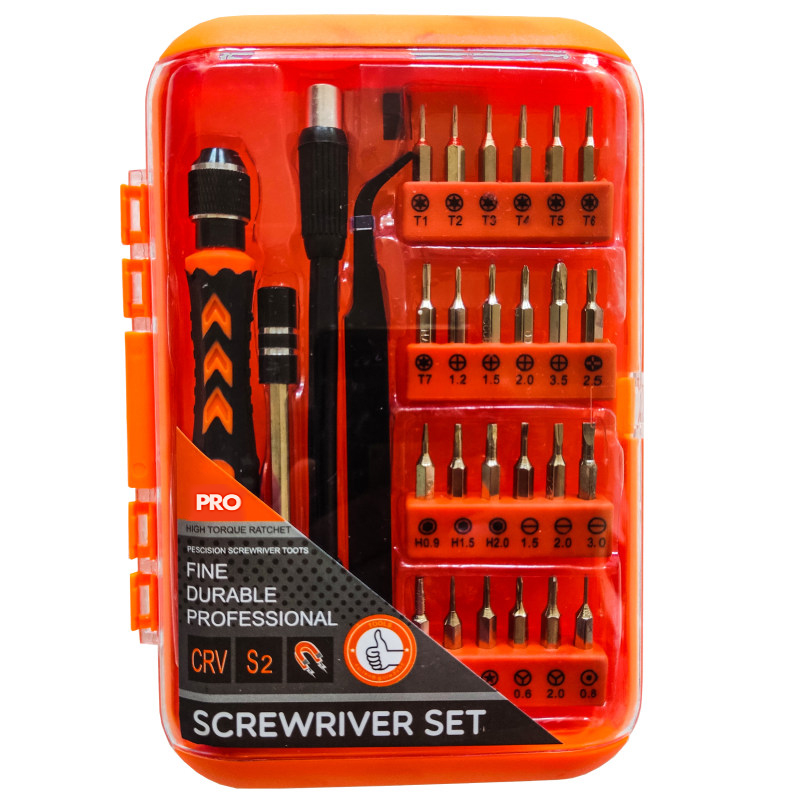 سری پیچ گوشتی موبایلی پرو کد SCDW-028 مجموعه 28 عددی