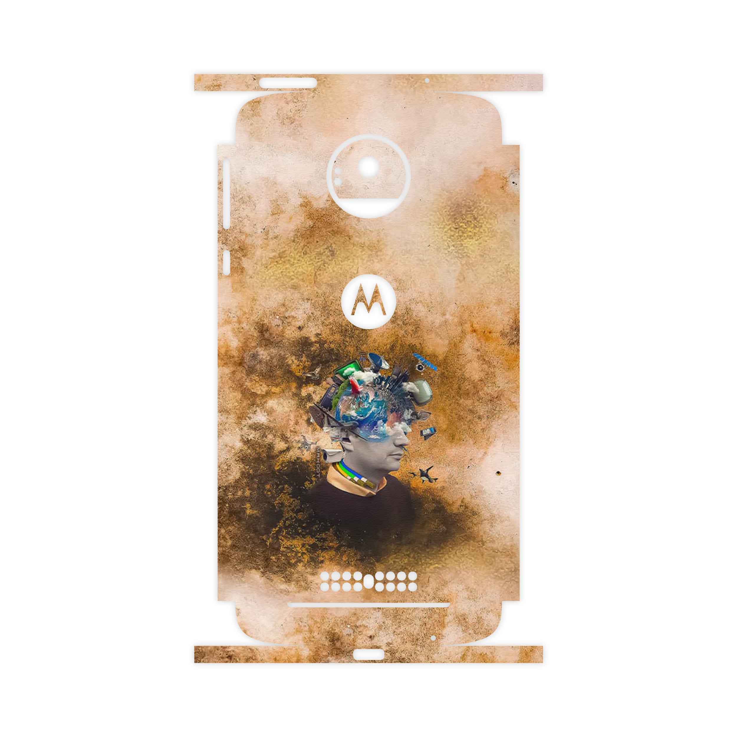 برچسب پوششی ماهوت مدل Collage of surreal Portrait of Men-FullSkin مناسب برای گوشی موبایل موتورولا Moto Z