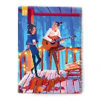 دفتر 100 برگ مجلد سیمی عرش