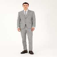 کت و شلوار مردانه خاکستری پیرکاردین - فروشگاه لباس شهرمون