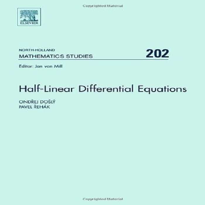 خرید و دانلود نسخه کامل کتاب Half-Linear Differential Equations