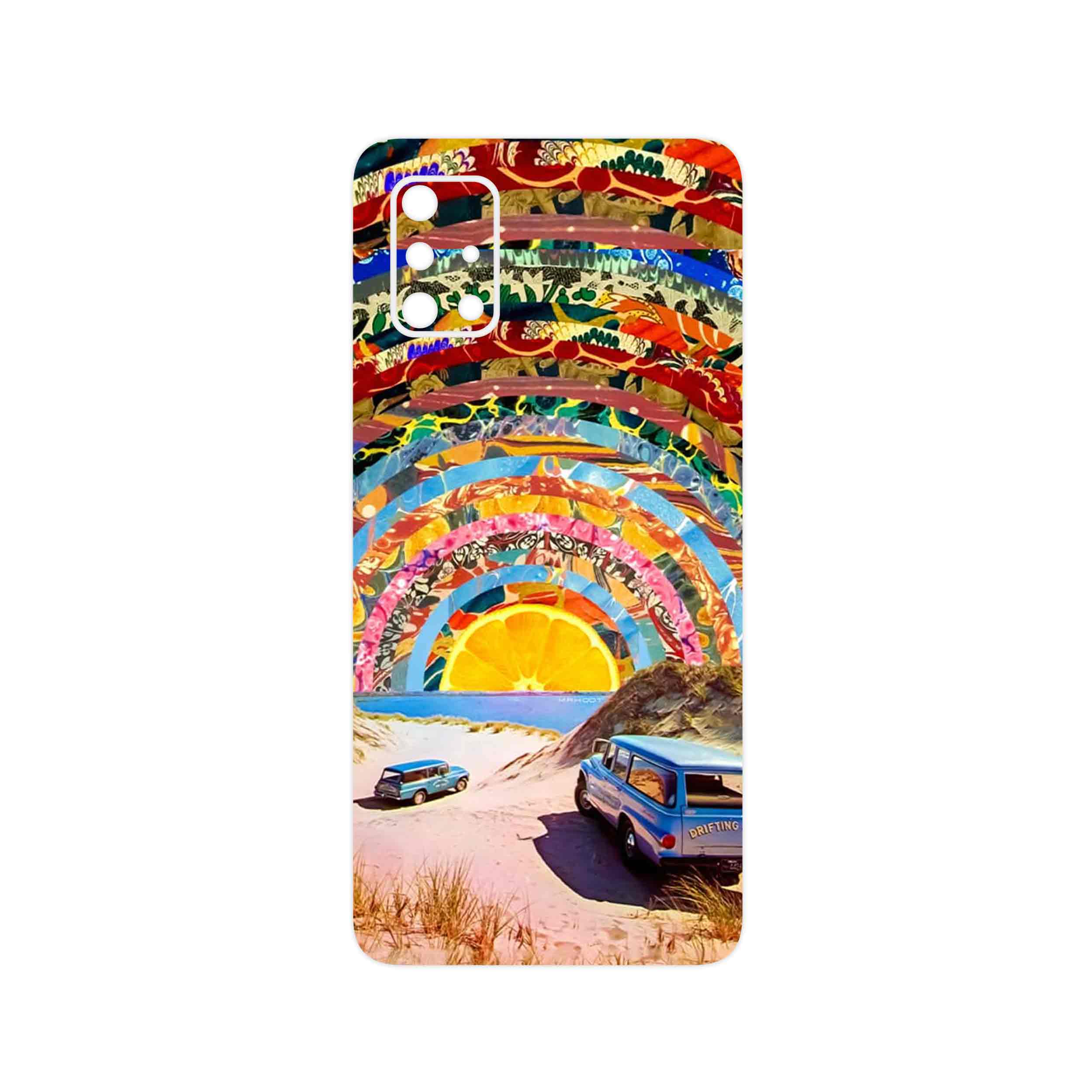 برچسب پوششی ماهوت مدل Collage of Orange Sky مناسب برای گوشی موبایل سامسونگ Galaxy A71