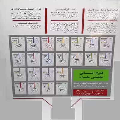 کتاب عربی علوم انسانی پایه 10 و 11 اثر جمعی از نویسندگان انتشارات مشاوران آموزش