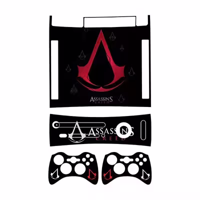 برچسب ایکس باکس 360 آرکید طرح Assassins Creed کد 02 مجموعه 4 عددی