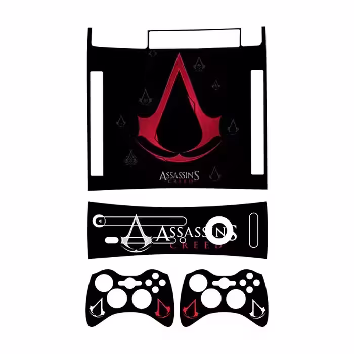 برچسب ایکس باکس 360 آرکید طرح Assassins Creed کد 02 مجموعه 4 عددی