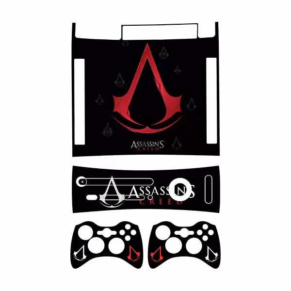 برچسب ایکس باکس 360 آرکید طرح Assassins Creed کد 02 مجموعه 4 عددی