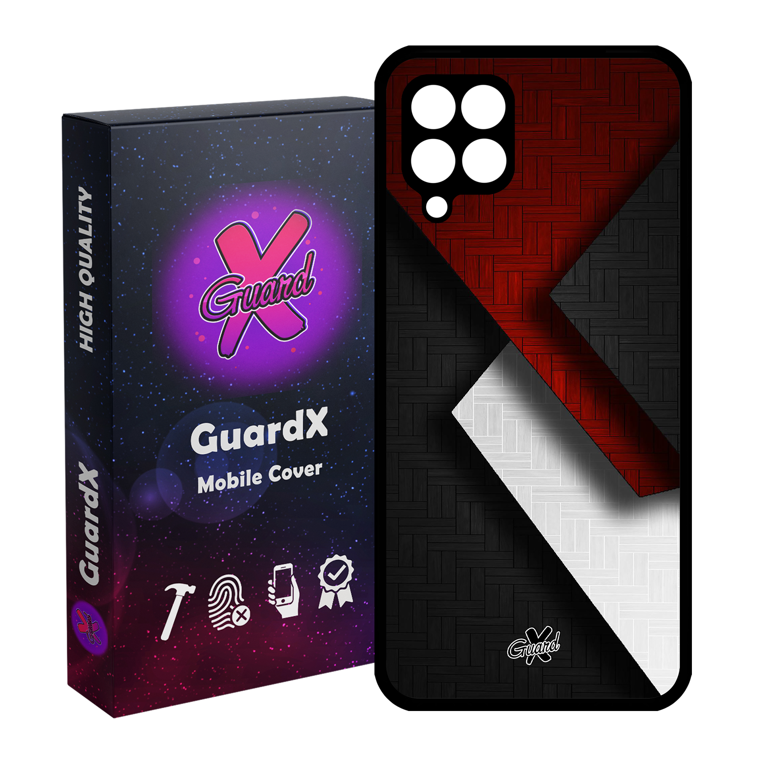 کاور گارد ایکس طرح Shape مدل Glass10174 مناسب برای گوشی موبایل سامسونگ Galaxy A22 4G