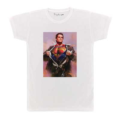 تی شرت بچگانه پرمانه طرح superman کد pmt.2866