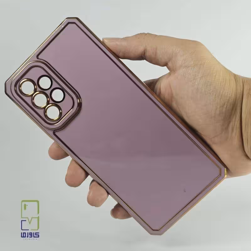 قاب گوشی a13 دور طلایی مای کیس بنفش| Samsung A13