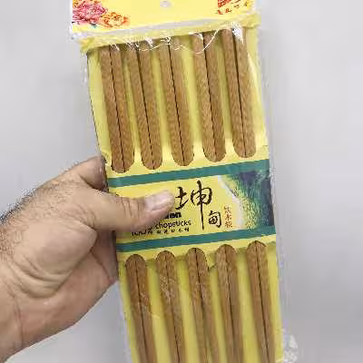 چوب غذا خوری مدل چاپستیک کد S بسته 10 عددی