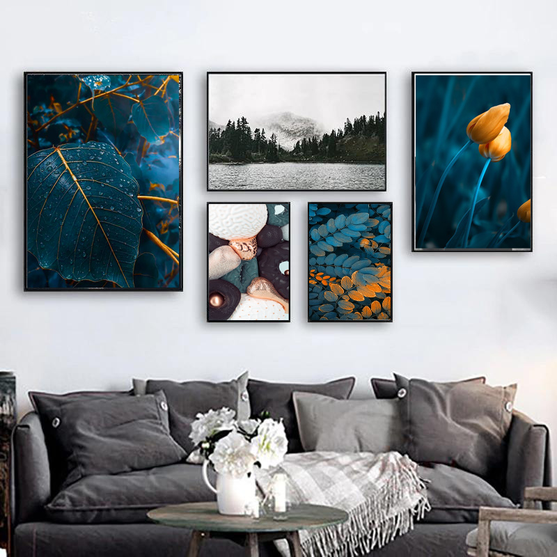 تابلو مدل برگ مجموعه 5 عددی