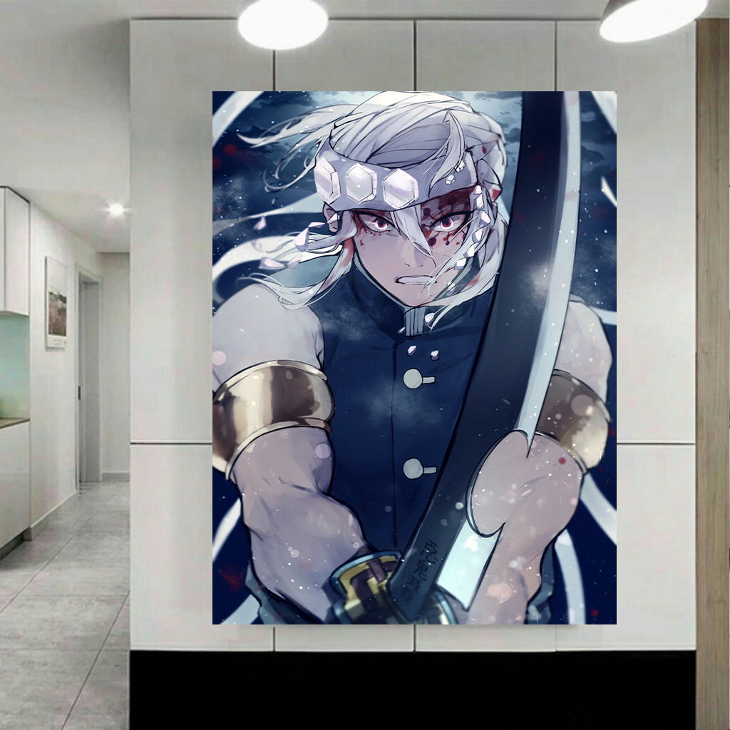 تابلو بوم طرح انیمه مدل Demon Slayer کد AR2408