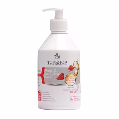 کرم مرطوب کننده تاپ شاپ مدل روغن گیاهی حجم 500 میلی لیتر