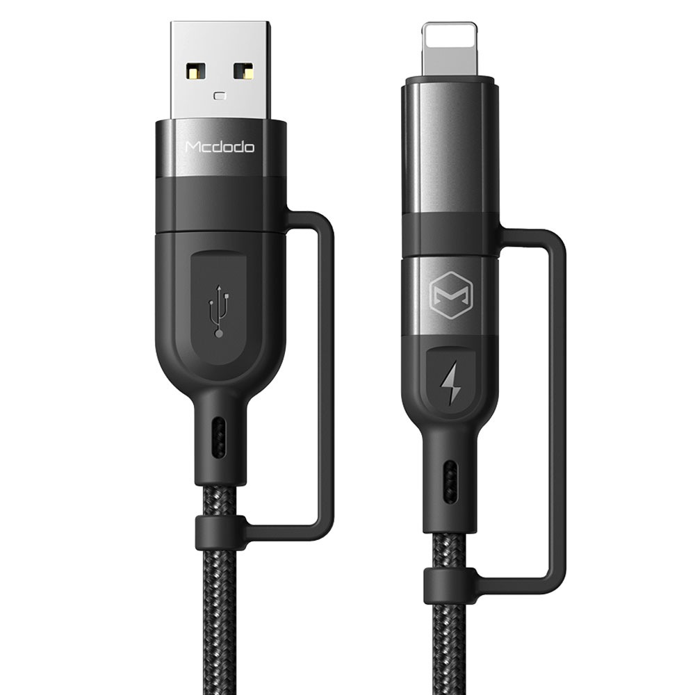 کابل شارژ چندکاره مک دودو مدل CA-8070 طول 1.2 متر توان 60 وات