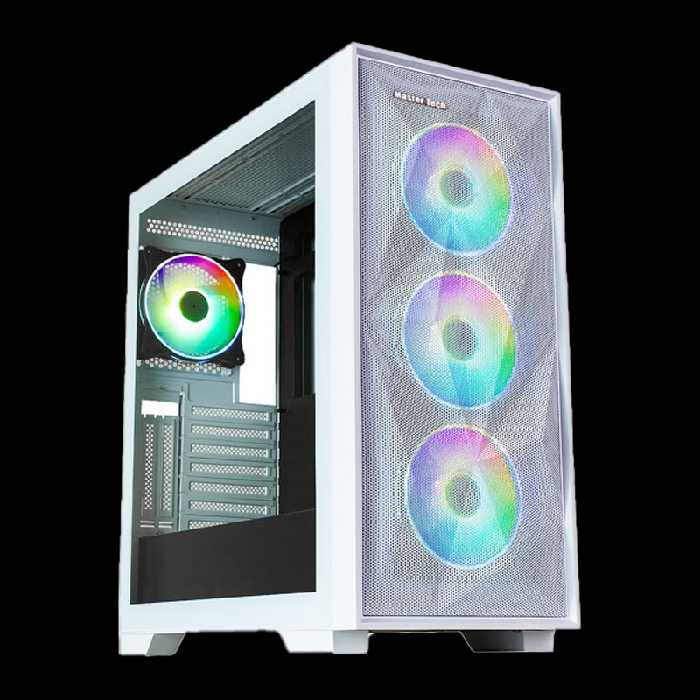 کیس کامپیوتر مستر تک مدل هانتر ایکس MASTER TECH HUNTER X GAMING WHITE - بفی کالا | تجربه جدید خرید لپ تاپ