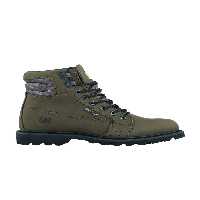 چکمه و بوت سبز مردانه های Nubuck شسته زیتونی Cat