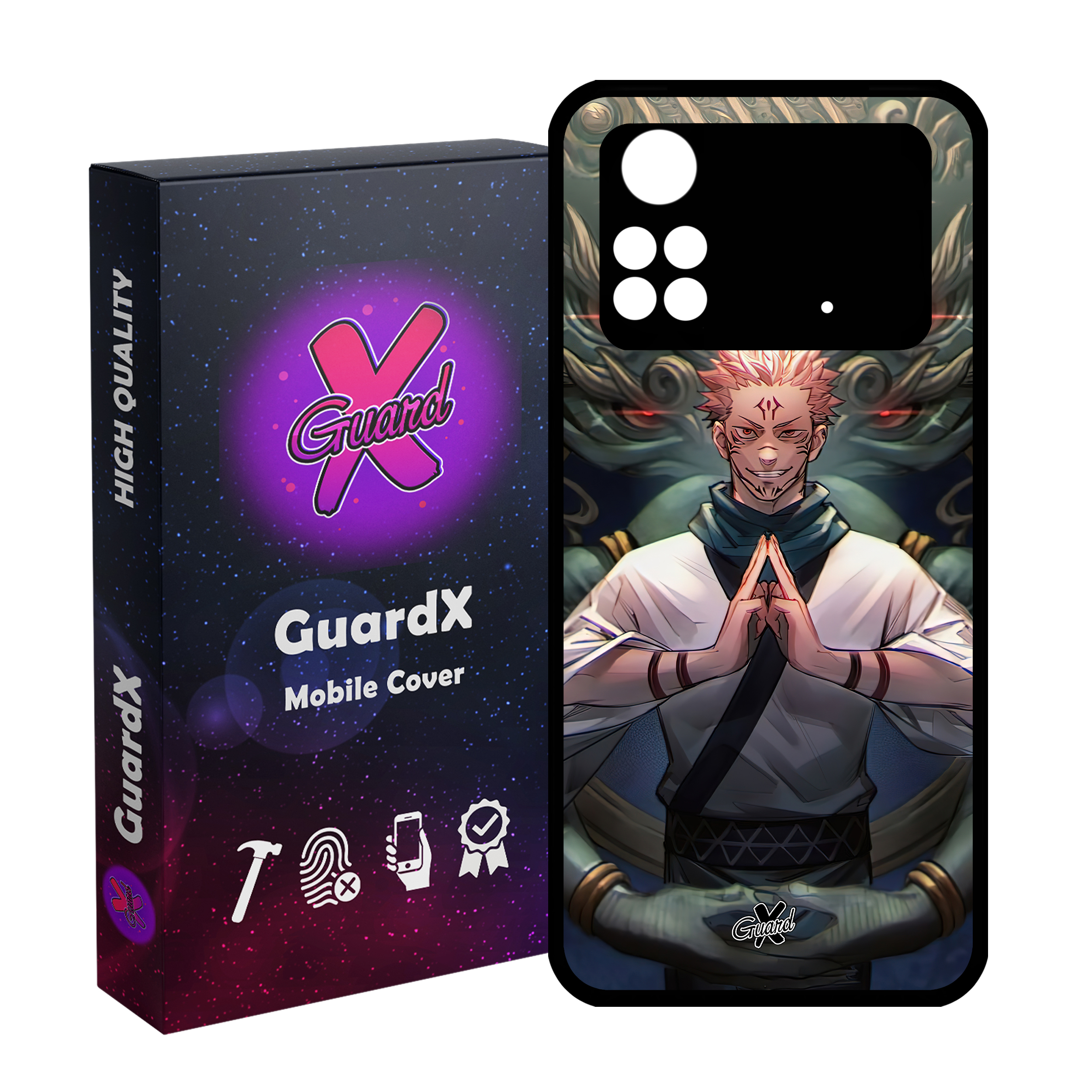 کاور گارد ایکس طرح سوکونا انیمه مدل Glass10570 مناسب برای گوشی موبایل شیائومی Poco M4 Pro 4G