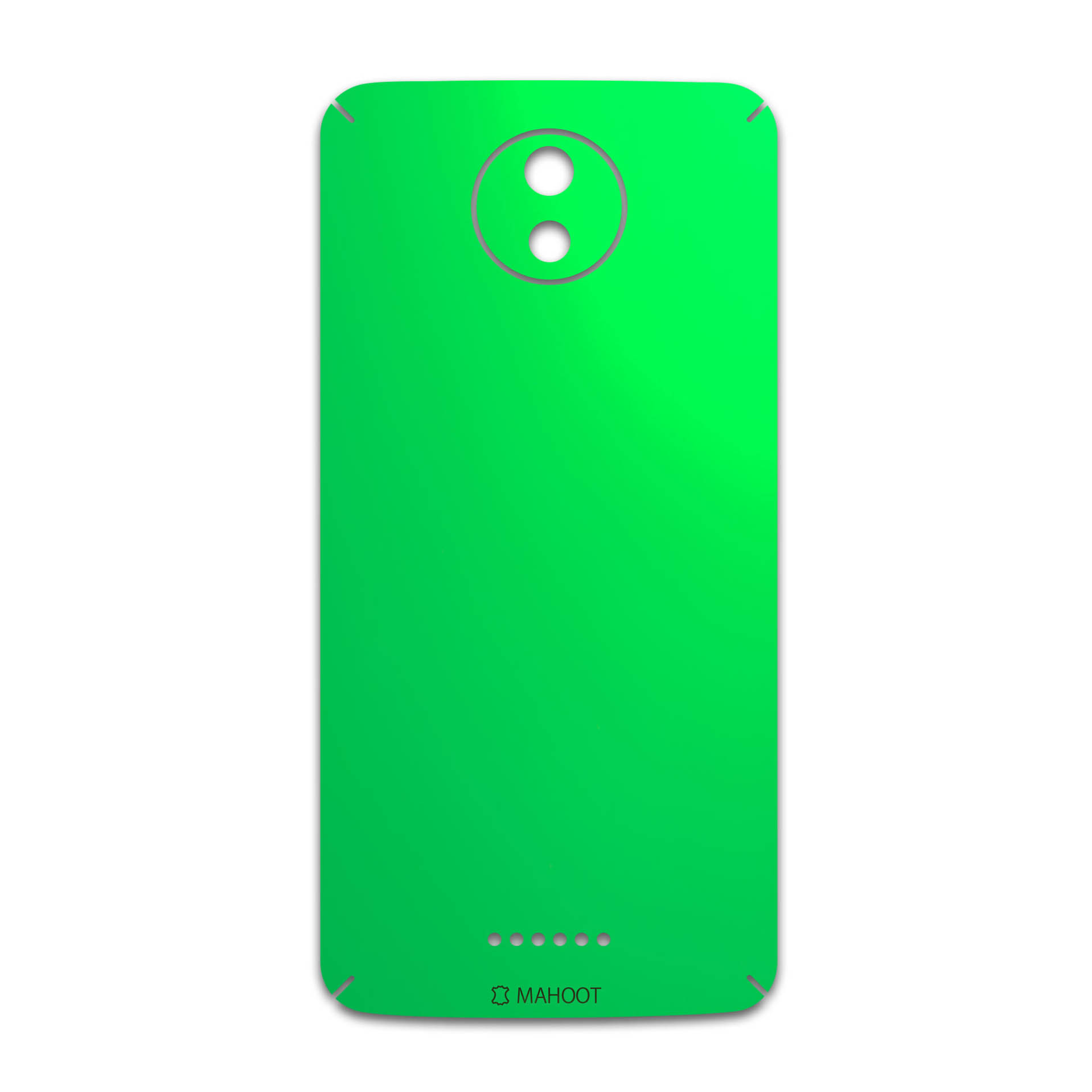 برچسب پوششی ماهوت مدل Matte-Green مناسب برای گوشی موبایل موتورولا Moto C Plus