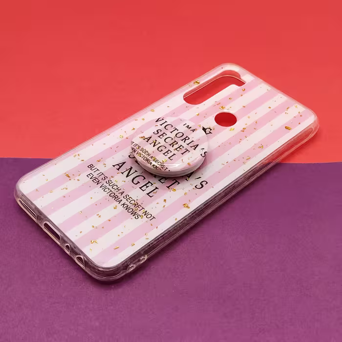 کاور مدل AS کد 01 مناسب برای گوشی موبایل شیائومی Redmi Note 8 به همراه پایه نگهدارنده