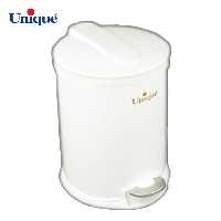 سطل زباله 5 لیتر سفید یونیک کد UN-4110