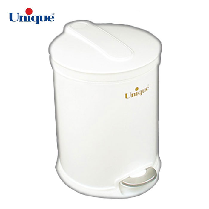 سطل زباله 5 لیتر سفید یونیک کد UN-4110