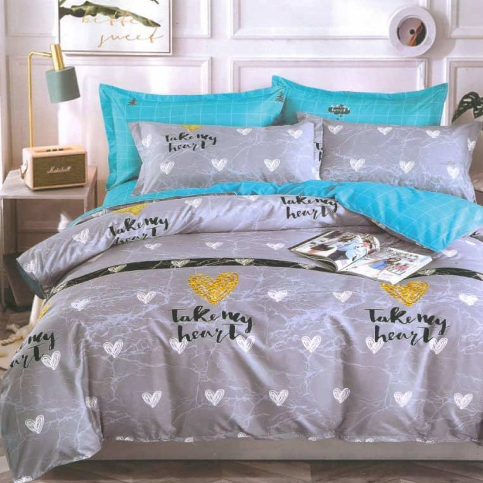 سرویس خواب کوکو جم مدل TAKE کد 01 یکنفره 4 تکه