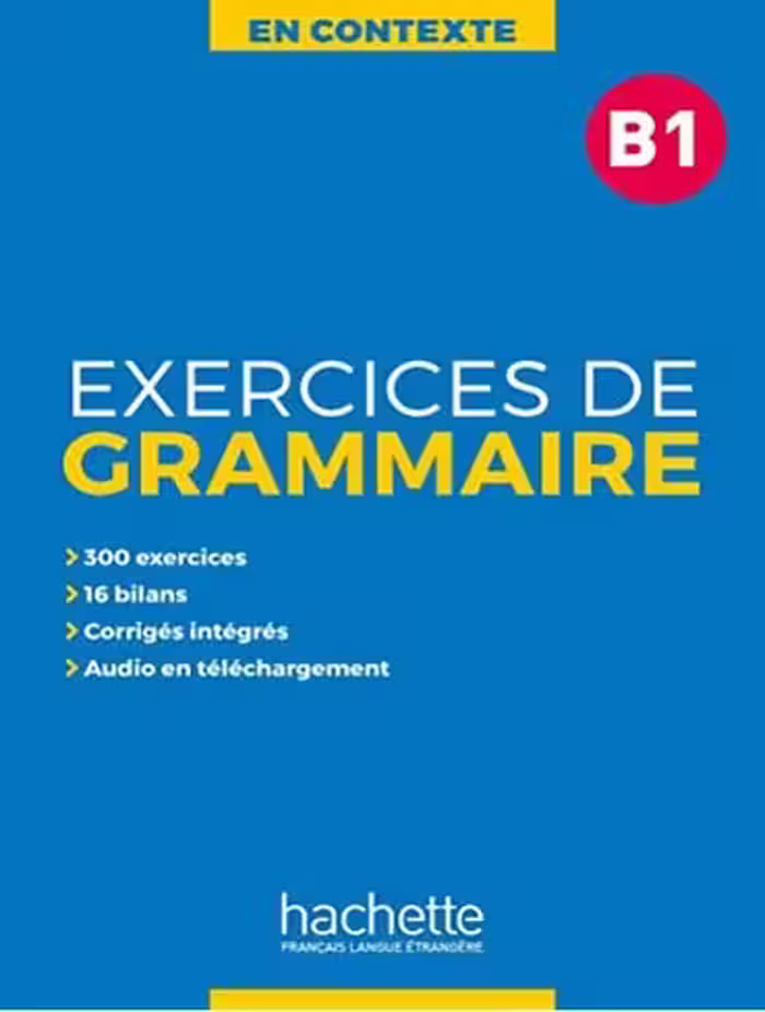 کتاب En Contexte Exercices de grammaire B1   CD   corriges
