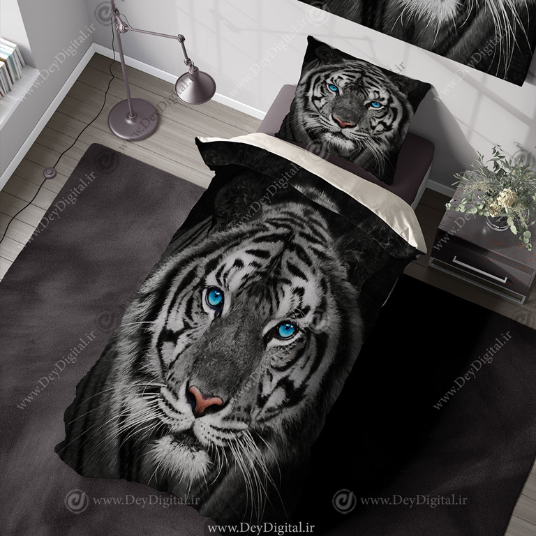 روتختی سه بعدی یکنفره طرح ببر PK-6931