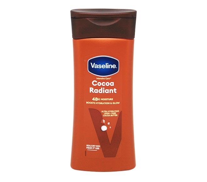 لوسیون بدن وازلین مدل cocoa radiant حجم 200 میل