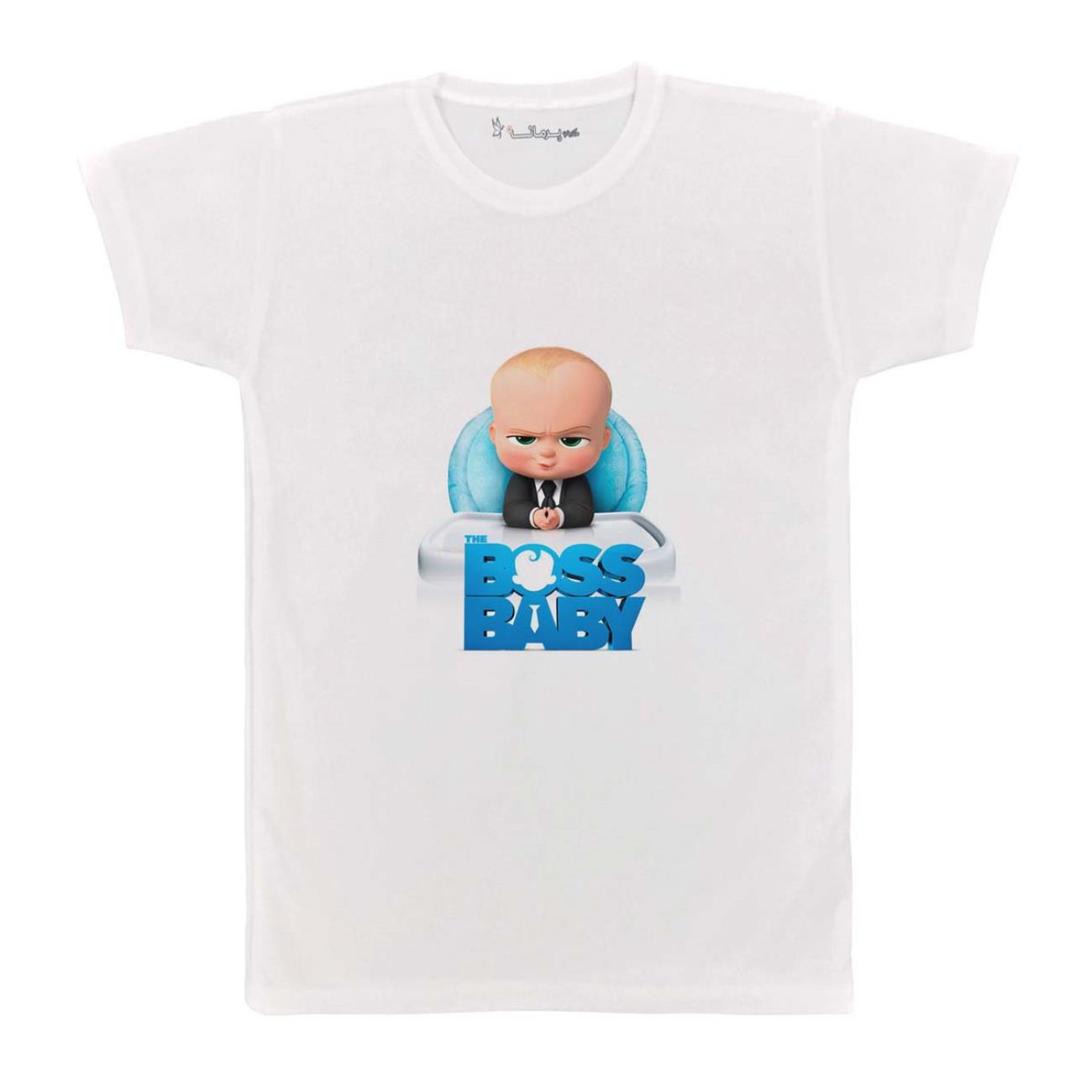 تی شرت بچگانه پرمانه طرح بچه رئیس کد pmt.4174