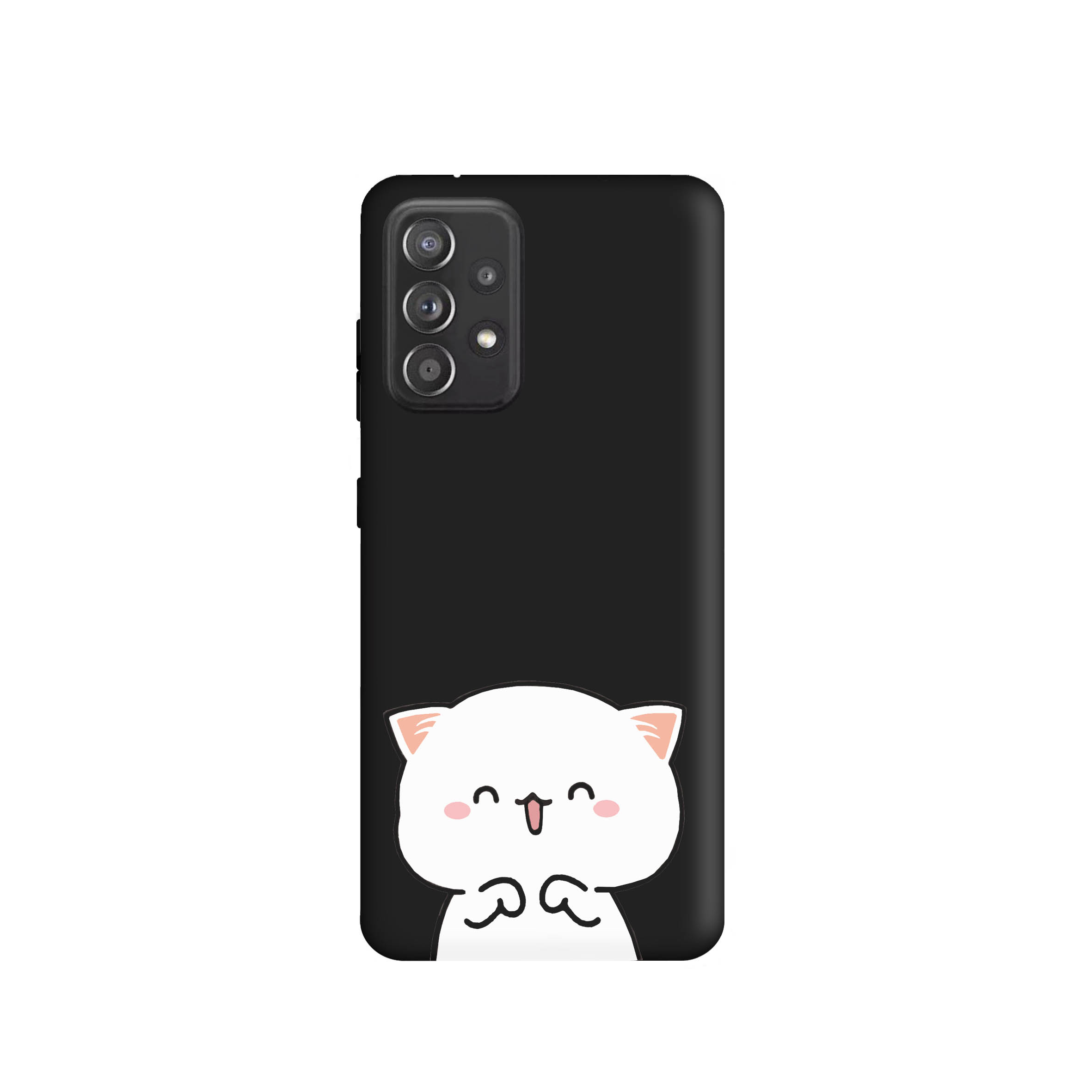 کاور طرح گربه دخترانه کد 702 مناسب برای گوشی موبایل سامسونگ Galaxy A52 / A52s