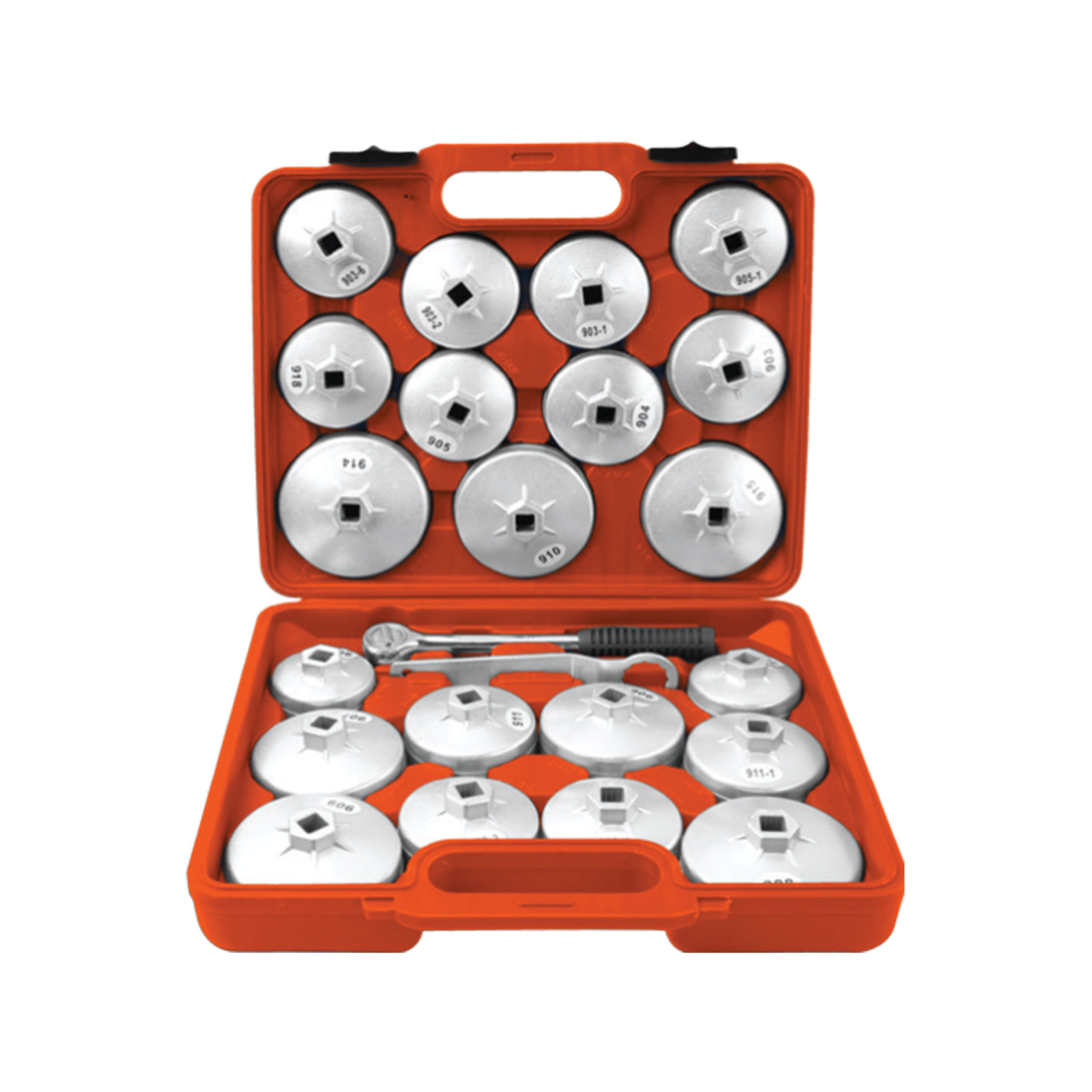 کیت فیلتر روغن کاسه ای آلومینیومی 23 عددی LK کد A5025