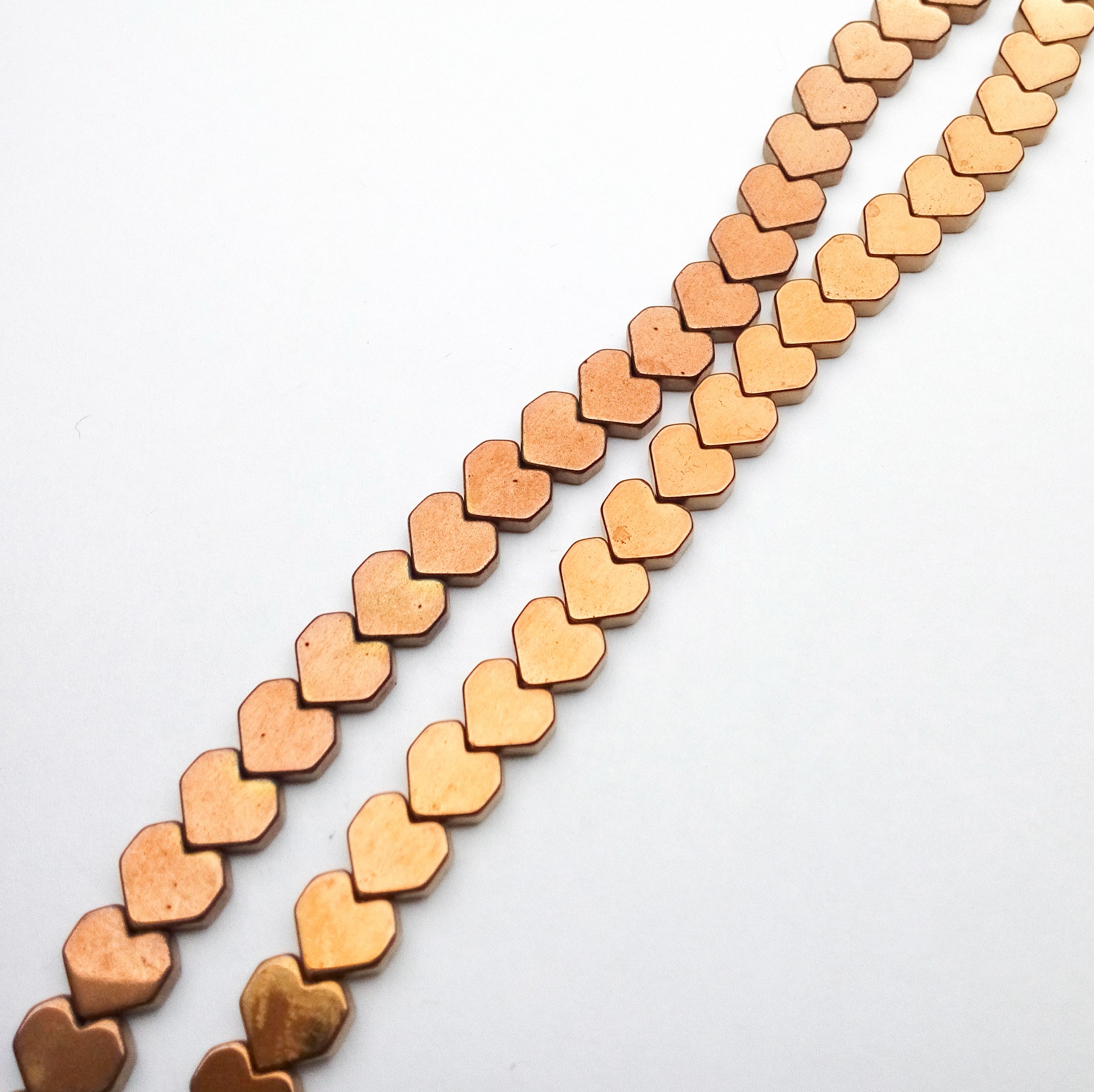 سنگ حدید طرح قلب مسی (حدود 40 مهره)