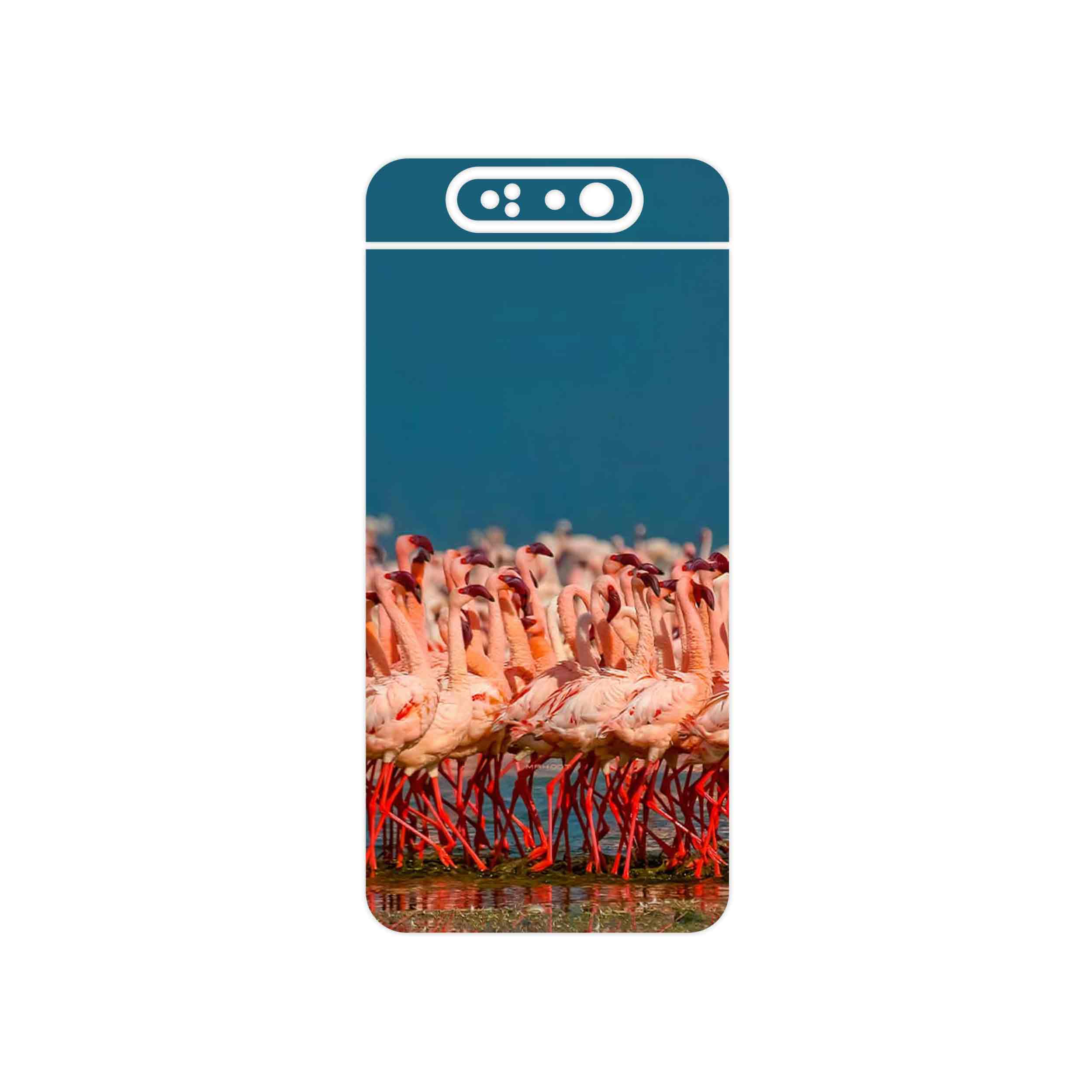 برچسب پوششی ماهوت مدل Flamingo مناسب برای گوشی موبایل سامسونگ Galaxy A80