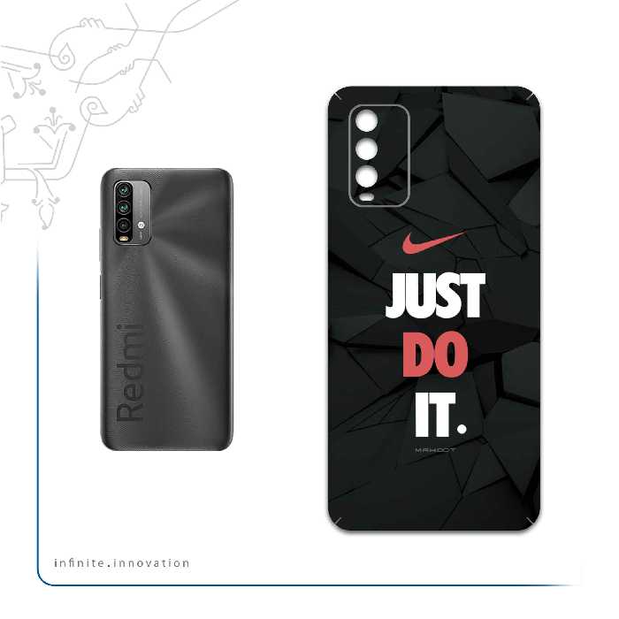 برچسب پوششی ماهوت مدل NIKE-Logo مناسب برای گوشی موبایل شیائومی Redmi Note 9 4G