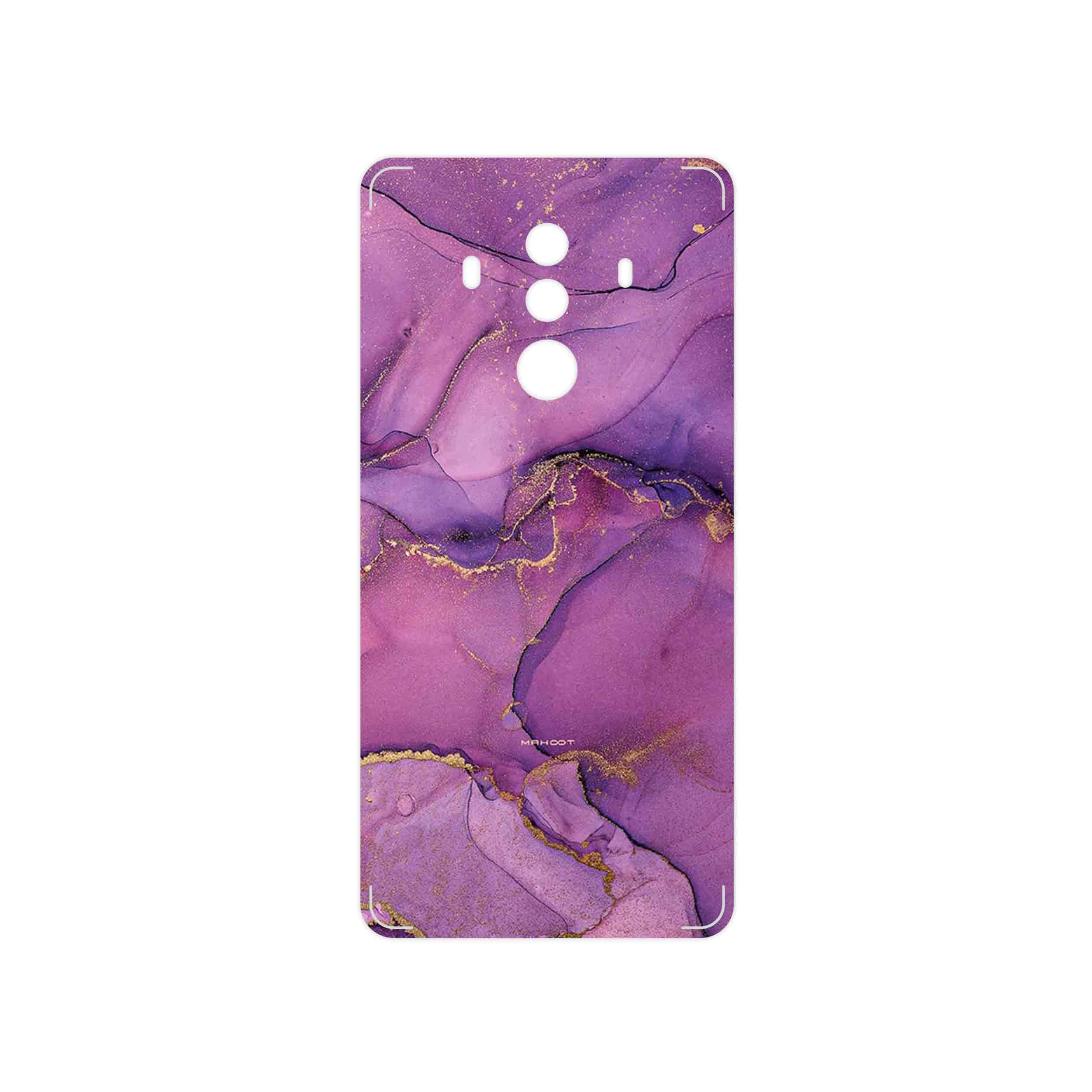 برچسب پوششی ماهوت مدل Purple Marble مناسب برای گوشی موبایل هوآوی Mate 10 Pro
