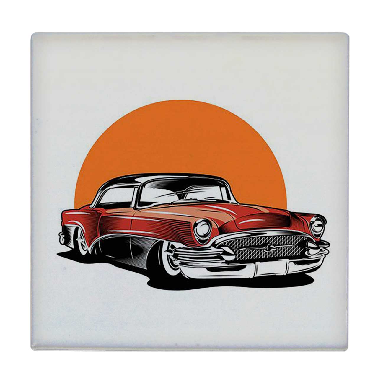 زیر لیوانی  طرح اتومبیل کلاسیک کد    6104578_5364