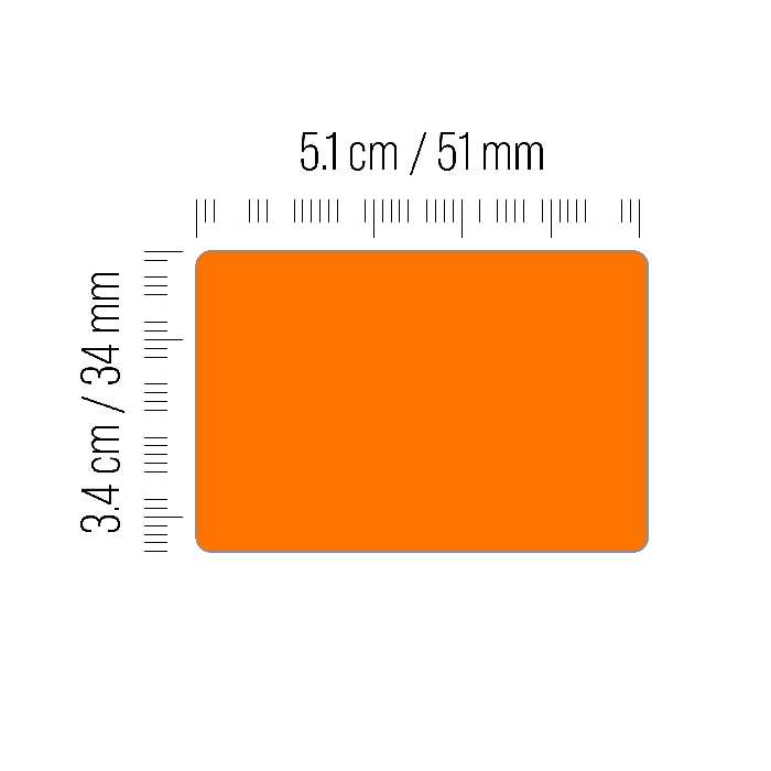 برچسب نارنجی پرینتر لیبل زن مدل 2535 Label_land