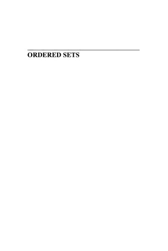خرید و دانلود نسخه کامل کتاب Ordered Sets