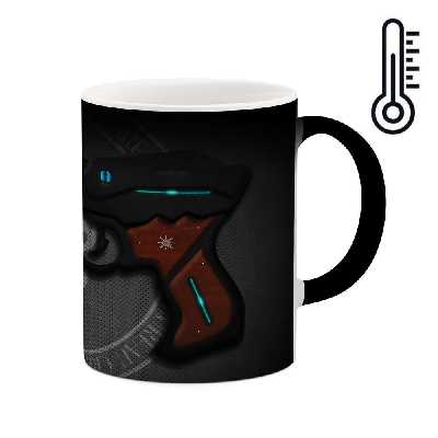 ماگ حرارتی طرح اسلحه مدل mgh01979