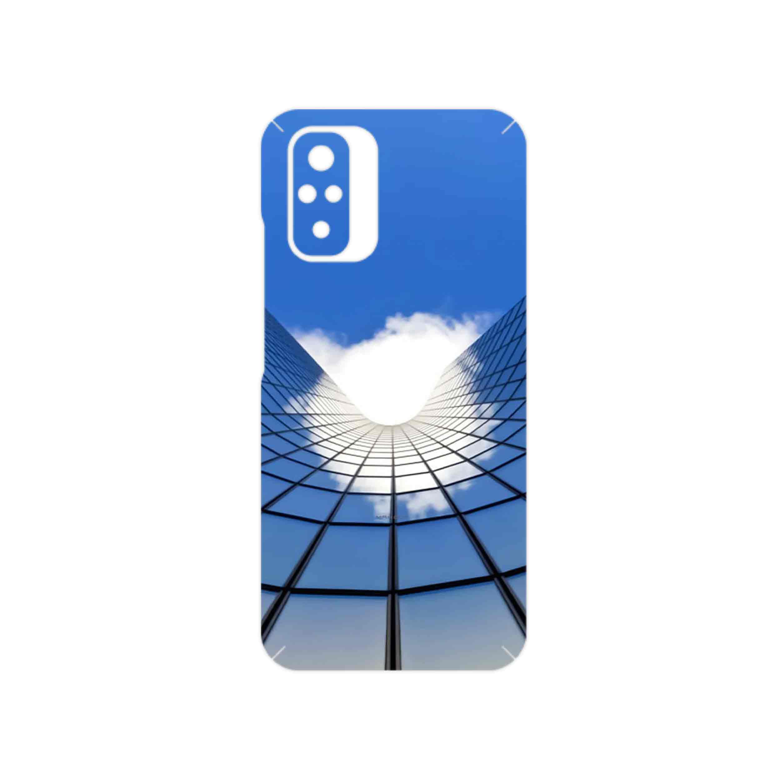 برچسب پوششی ماهوت مدل Glass skyscraper مناسب برای گوشی موبایل شیائومی Redmi Note 10s