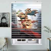 پرده زبرا زیو مدل K 3103 سایز 150x200 سانتی متر