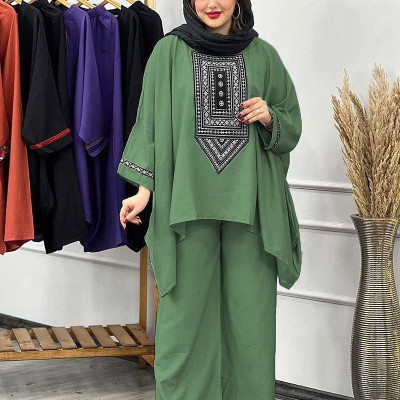 ست مانتو شلوار بابوس قواره دار