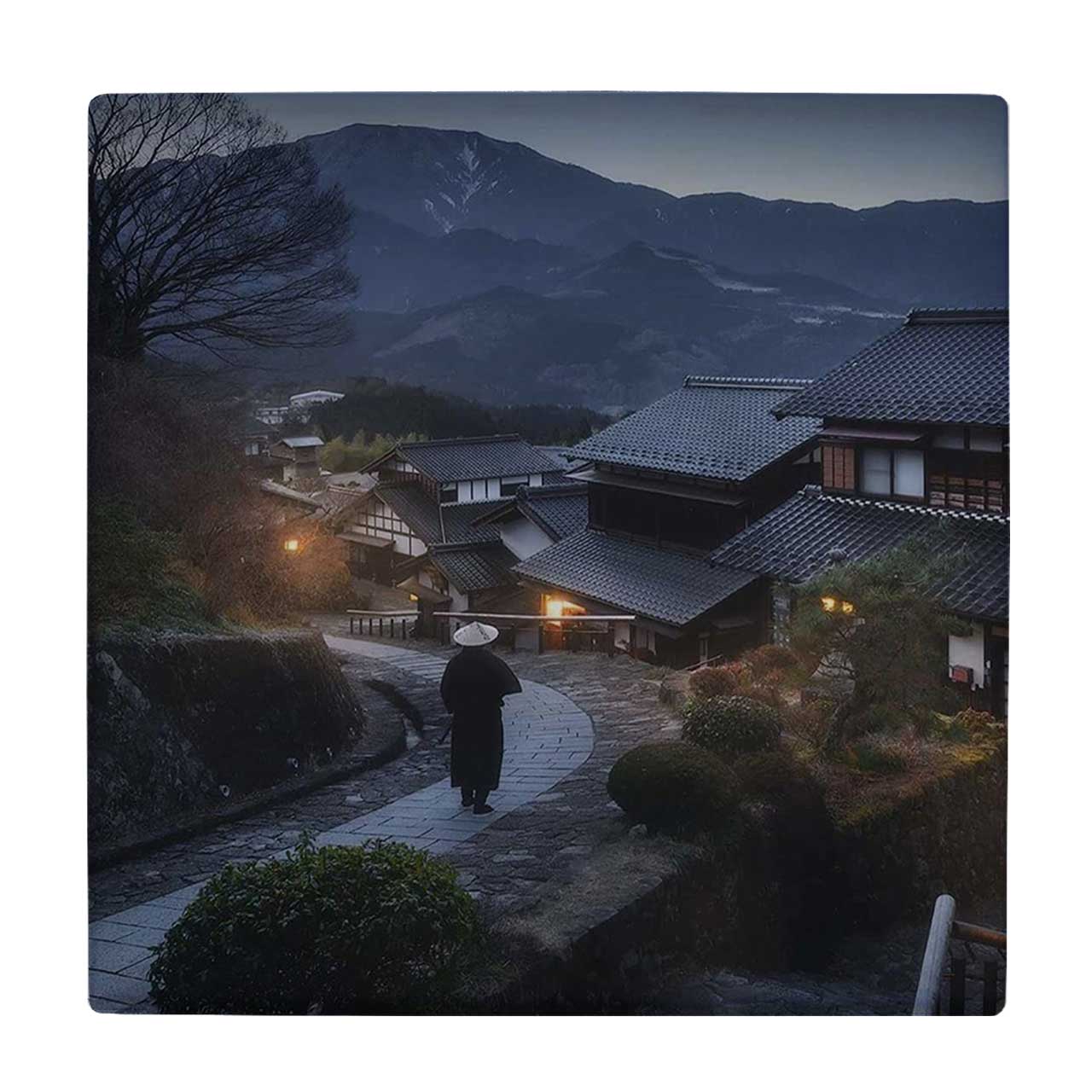  زیر لیوانی طرح دهکده ژاپنی کد    3540174_1369